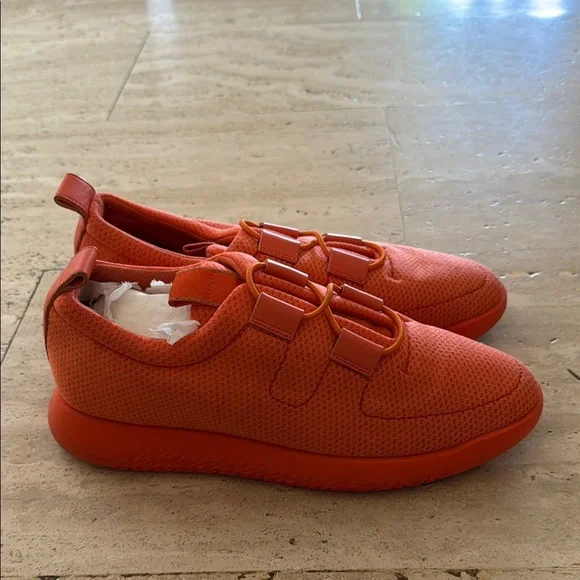 Hermes | Shoes | Hermes Mens Orange Sneakers | Poshmark
